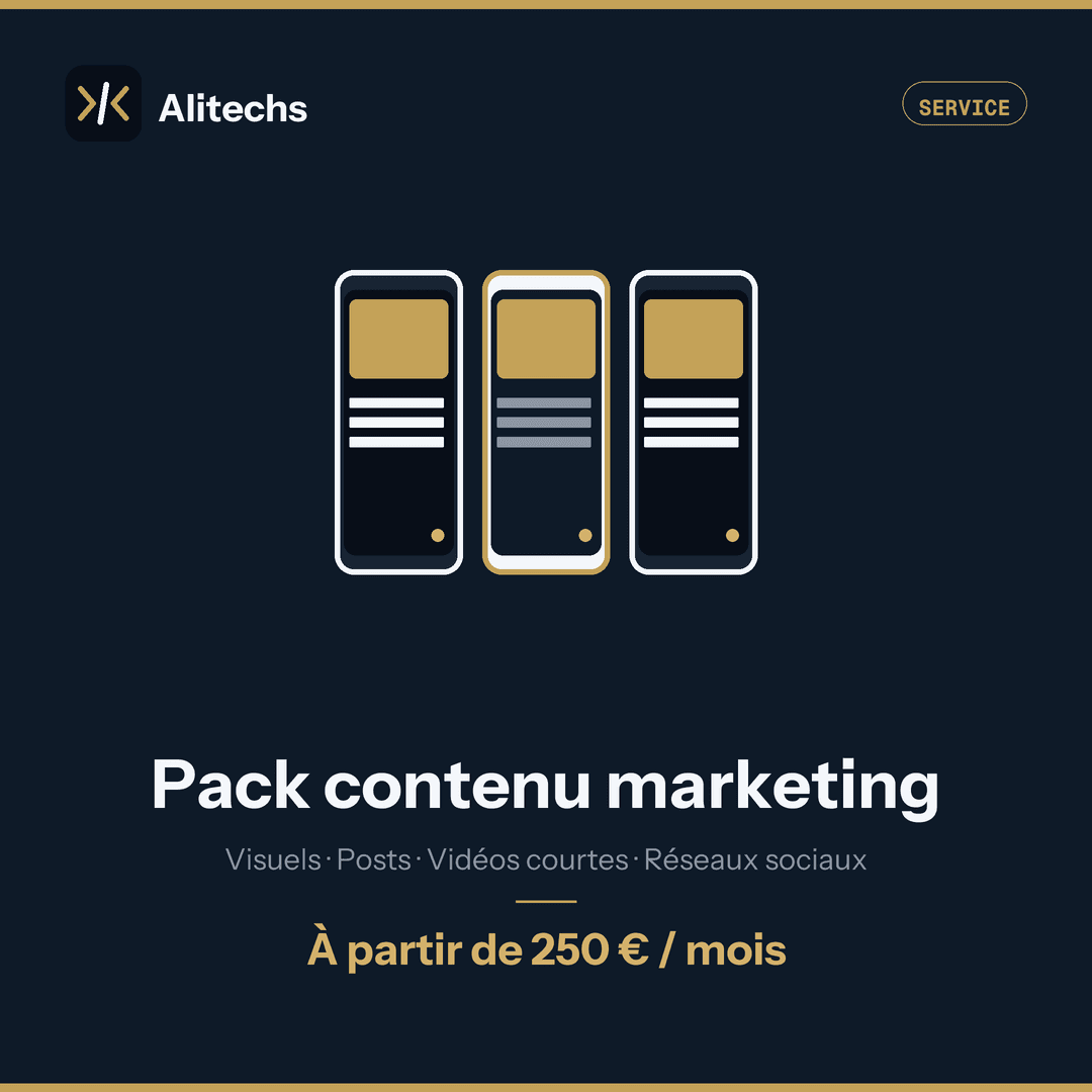 Pack contenu marketing